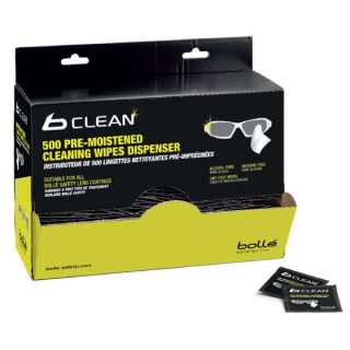 Bolle Safety B500 Lens Clean Wipes(500)